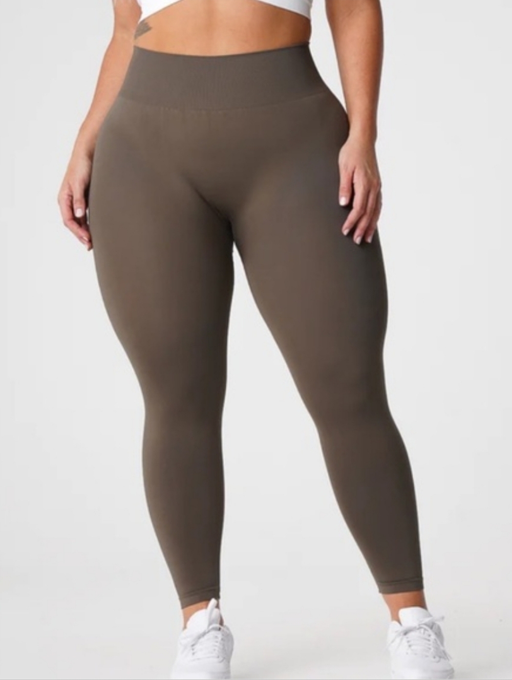 NVGTN Olive Green High-Waist Seamless Leggings